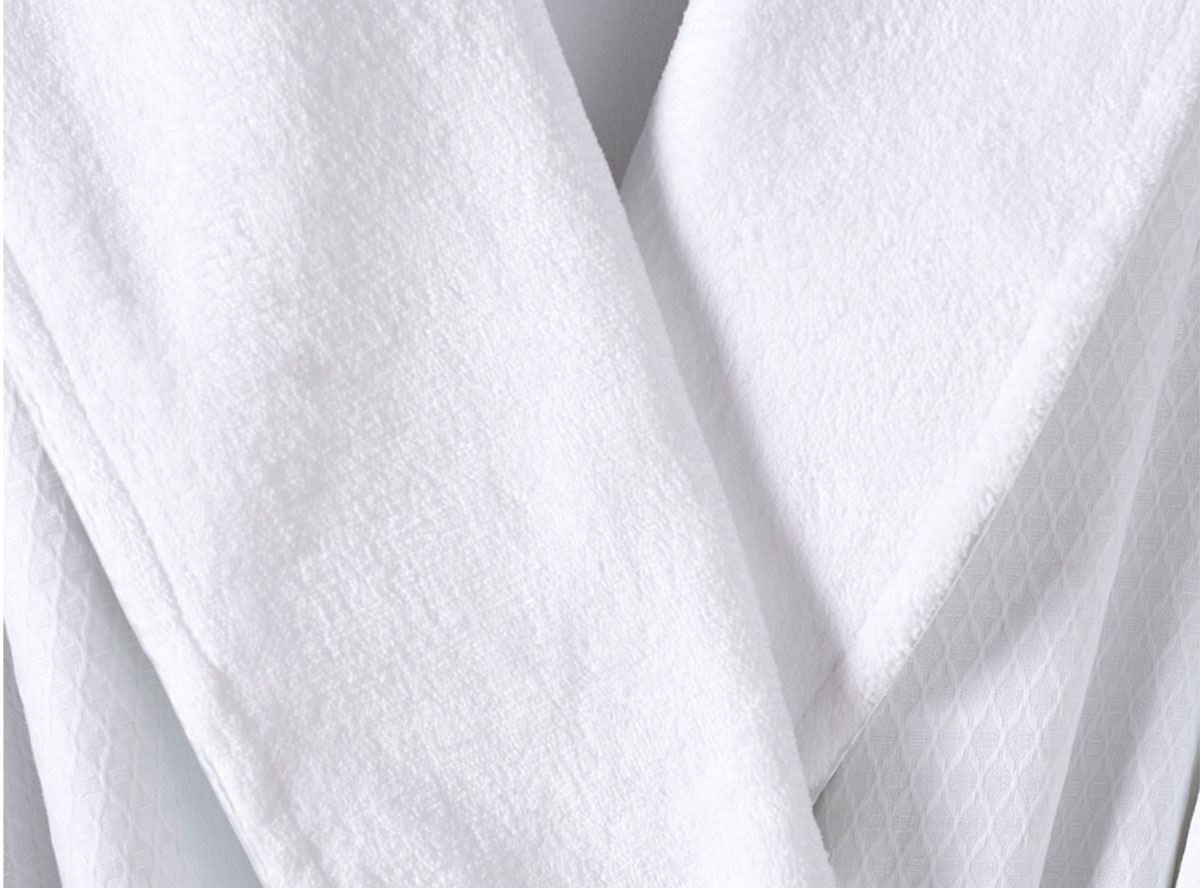 Albornoz en algodón diamante 2